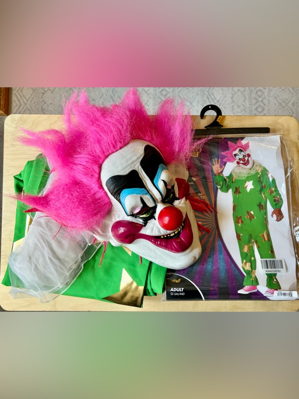 Spirit Halloween Killer Klowns from Outer Soace Spikey Costume Adult SM/MD